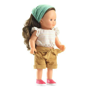 Djeco Joséphine — Boneca de 32 cm com Olhos Castanhos