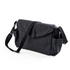 Mini mala muda-fraldas On-the-go | Sebra — Dark grey melange