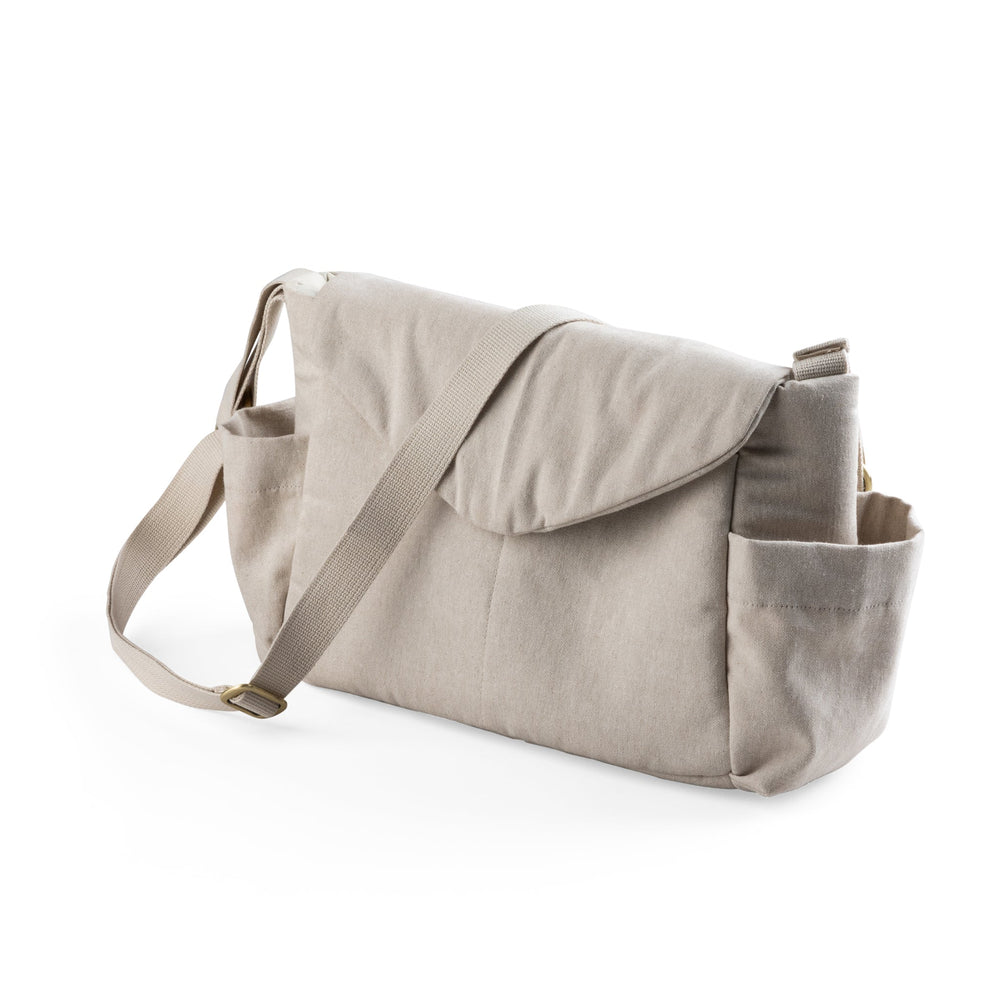 Mini mala muda-fraldas On-the-go | Sebra — Dark grey melange
