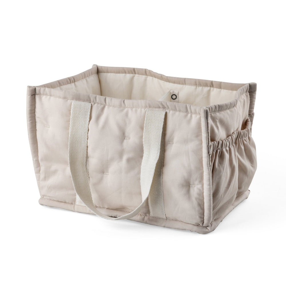 Cesto organizador para fraldas | Sebra — Morning beige