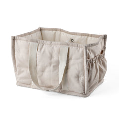 Cesto organizador para fraldas | Sebra — Morning beige