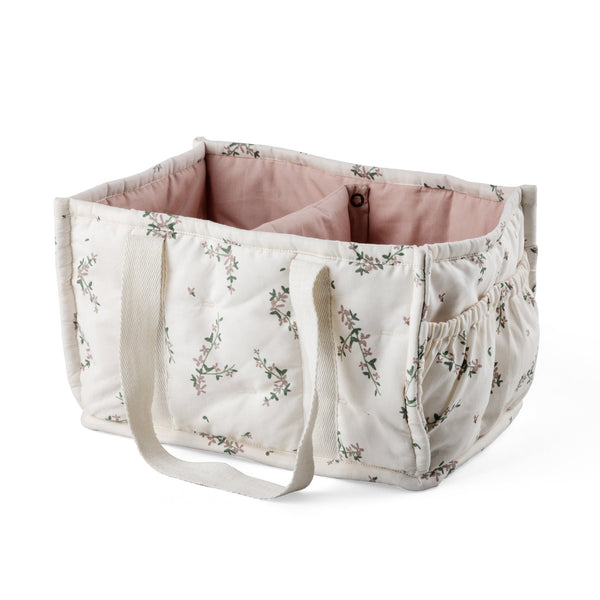 Cesto organizador para fraldas | Sebra — Powder blossom