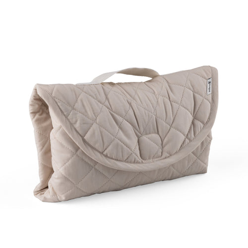 Muda-fraldas portátil On-the-go | Sebra — Morning beige