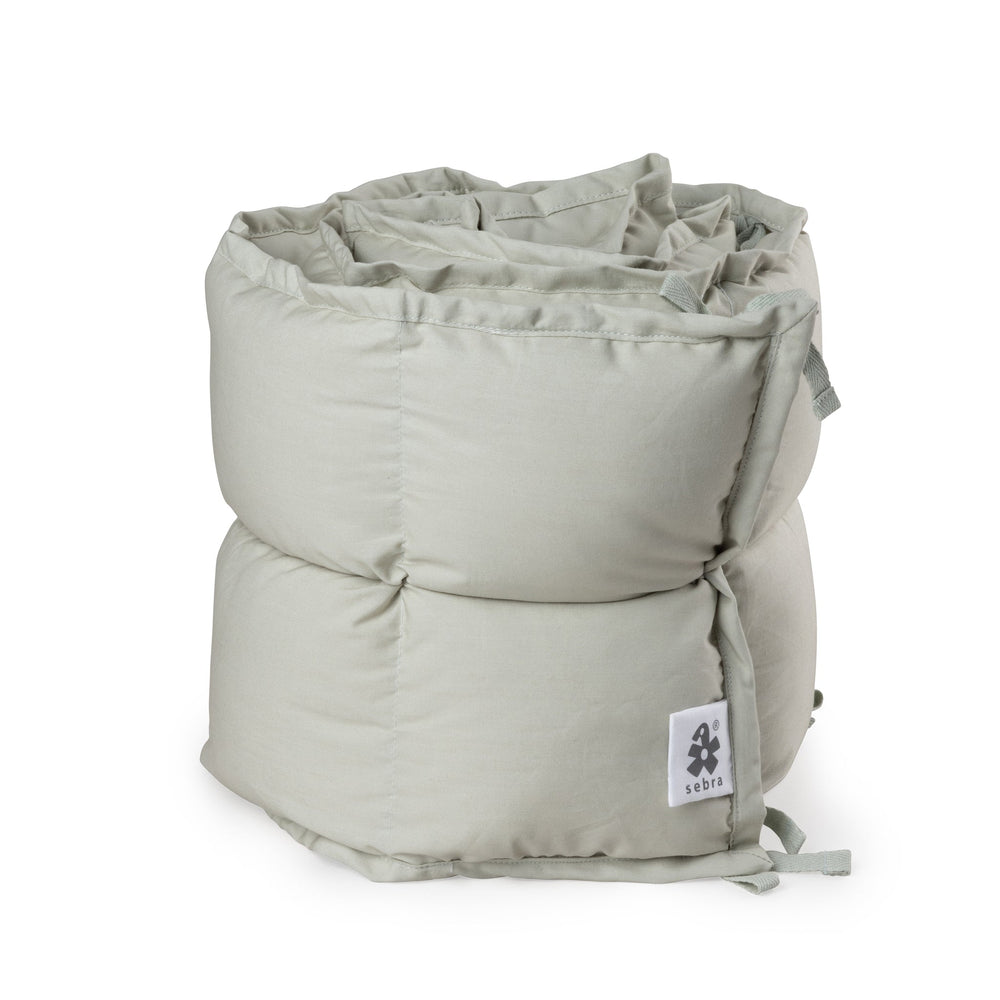 Protetor de berço Kapok 180 cm | Sebra — Dusty blue