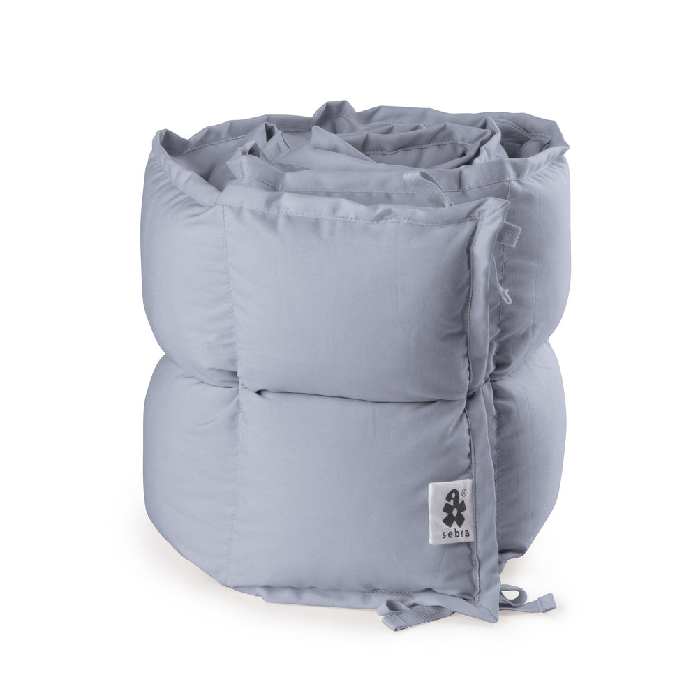 Protetor de berço Kapok 180 cm | Sebra — Dusty blue
