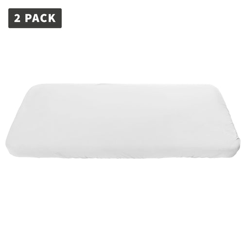 Lençóis de jersey júnior 70 × 160 cm — 2 unidades | Sebra — White
