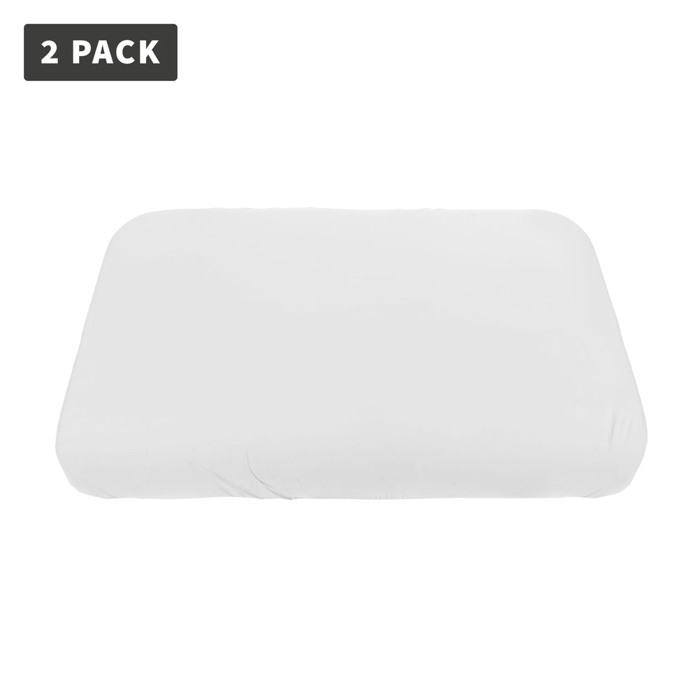 Lençóis de jersey Baby 70 × 120 cm — 2 unidades | Sebra — White