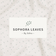 Roupa de cama júnior em percal — tamanho NO | Sebra — Sophora Leaves
