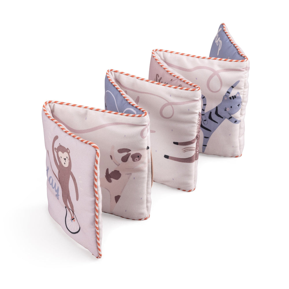 Livro de tecido Teeny Toes | Sebra — Rose