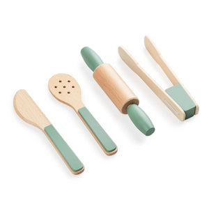 Utensílios de cozinha de brincar | Sebra — Sage Green