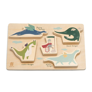 Puzzle de madeira Dragon Tales | Sebra — Multi