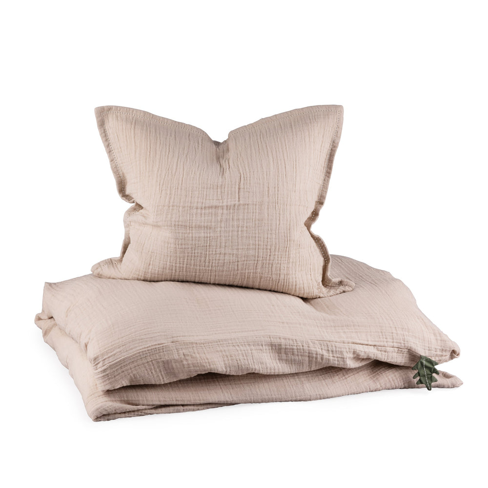 Roupa de cama júnior em musselina — tamanho DK | Sebra — Seabreeze