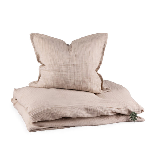 Roupa de cama júnior em musselina — tamanho DK | Sebra — Seabreeze