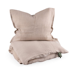 Roupa de cama de bebé em musselina | Sebra — Seabreeze beige