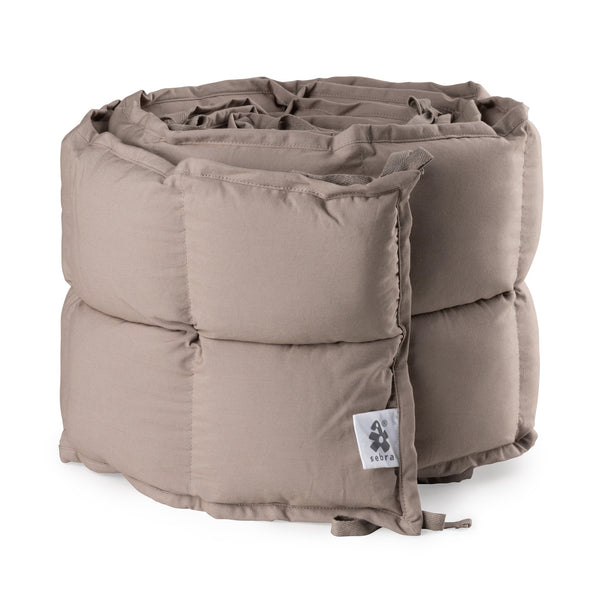 Protetor de berço Kapok 360 cm | Sebra — Jetty beige