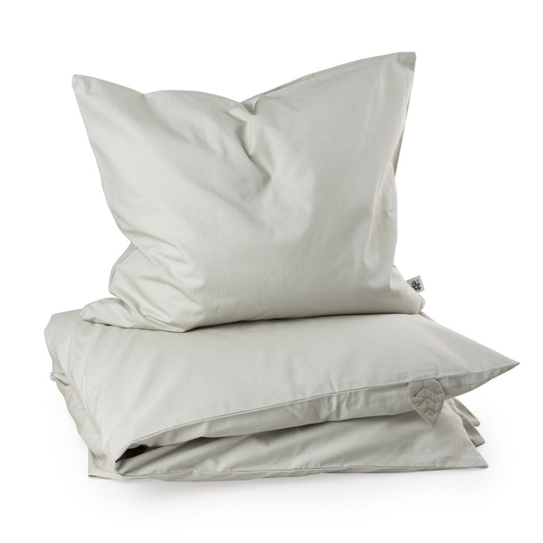 Roupa de cama júnior em percal — tamanho DE | Sebra — Mist green