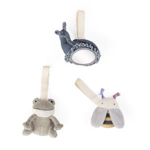 Brinquedos de atividades — 3 unidades | Sebra — Dusty Green