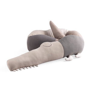 Almofada de malha Sleepy Croc | Sebra — Seabreeze beige