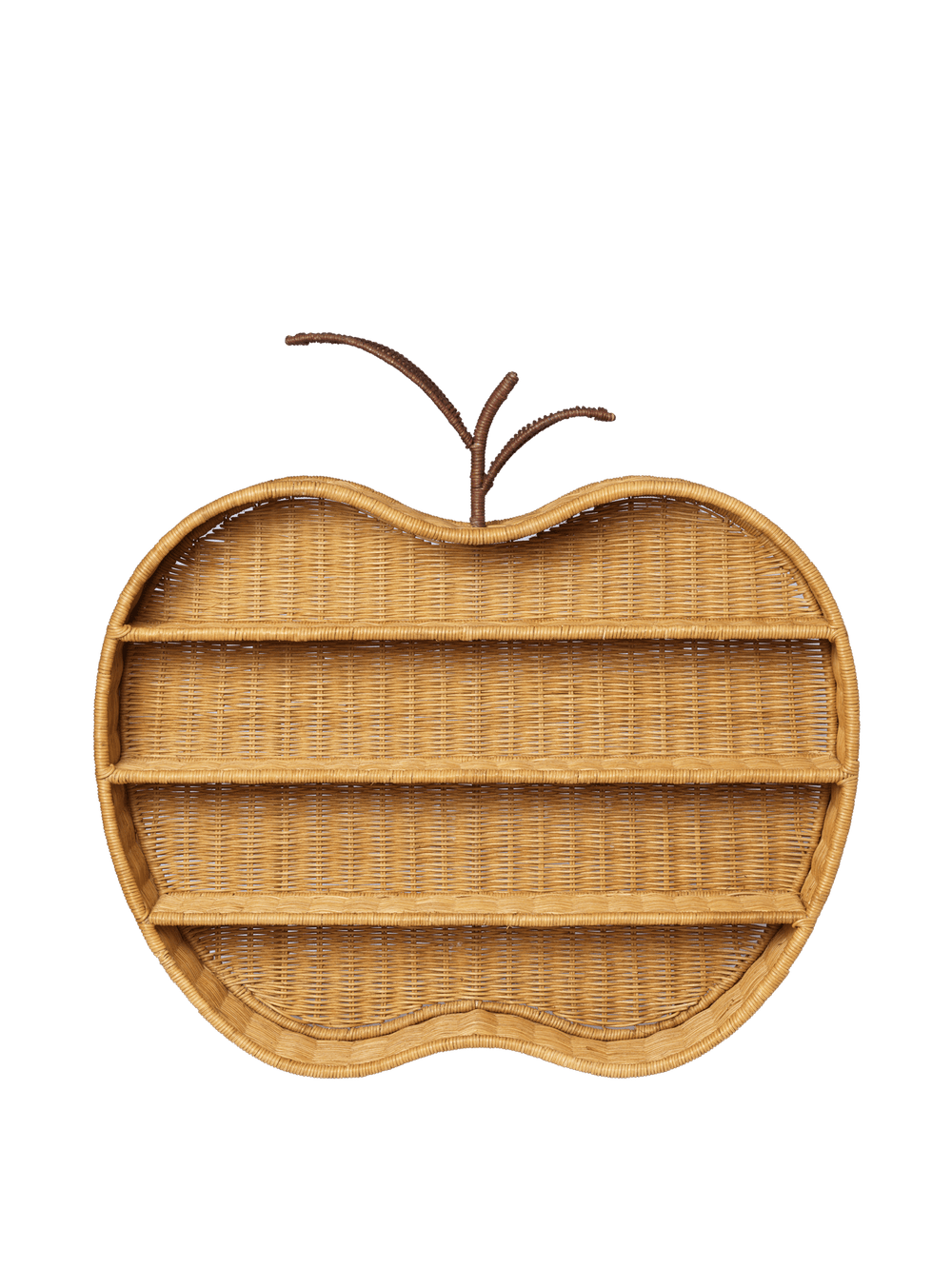 Prateleira Apple em Rattan — Ferm Living