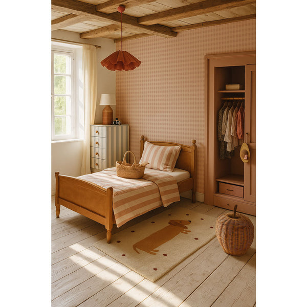Papel de Parede Check minimini pink cream – Dekornik – imagem 2
