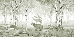 Mural Bear King Green – Kikki Belle – imagem 1