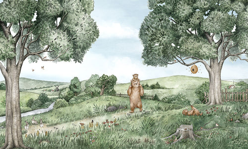 Mural Bears and Bees – Kikki Belle – imagem 1