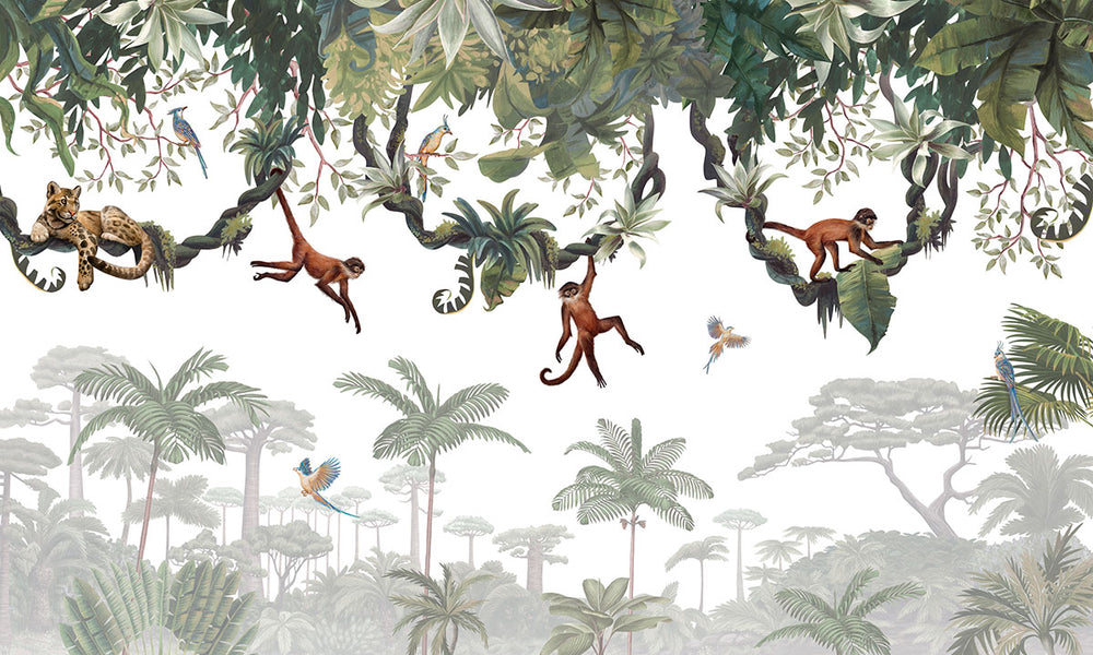 Mural Cheeky Monkeys – Kikki Belle – imagem 1