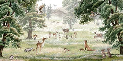 Mural Forest Fun seamless panorama – Kikki Belle – imagem 1