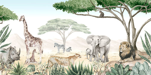 Mural Savannah Jive – Kikki Belle – imagem 1