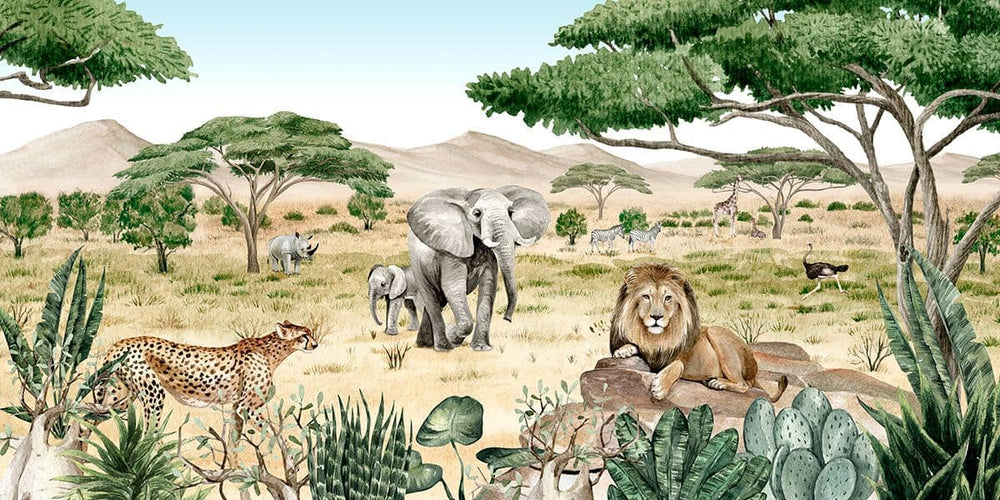 Mural Segredos da Savana – Kikki Belle