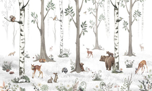 Mural White Forest – Kikki Belle – imagem 1