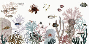 Mural Roaring Reef White – Kikki Belle – imagem 1