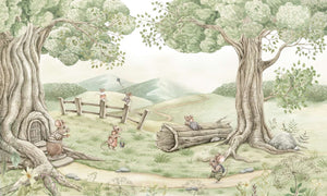 Mural Mouse Family – Kikki Belle – imagem 1