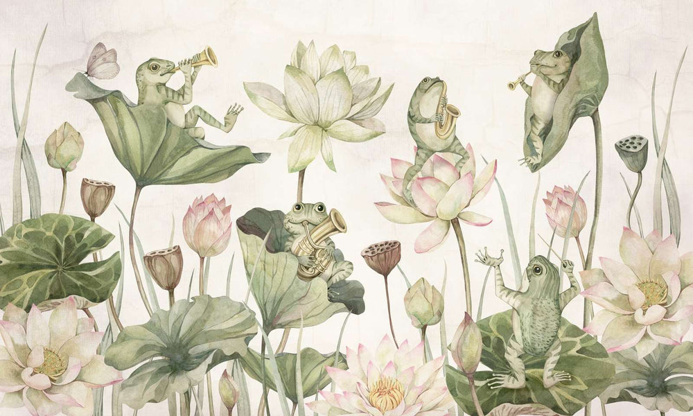 Mural Water Lily Orchestra – Kikki Belle – imagem 1