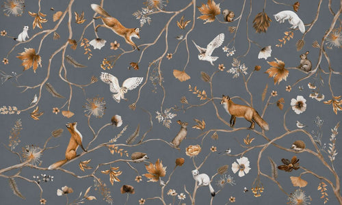 Mural Playful Forest blue – Kikki Belle – imagem 1