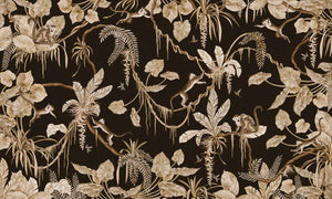 Mural Playful Monkeys Vintage black – Kikki Belle – imagem 1