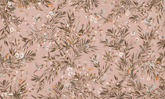 Mural Playful Robins Vintage pink – Kikki Belle – imagem 1