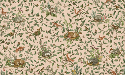 Mural Playful Woods beige – Kikki Belle – imagem 1