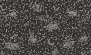 Mural Playful Woods Monochrome black – Kikki Belle – imagem 1