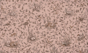 Mural Playful Woods Monochrome pink – Kikki Belle – imagem 1
