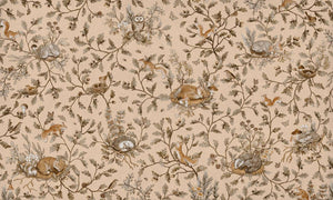 Mural Playful Woods Vintage beige – Kikki Belle – imagem 1