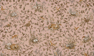 Mural Playful Woods Vintage pink – Kikki Belle – imagem 1