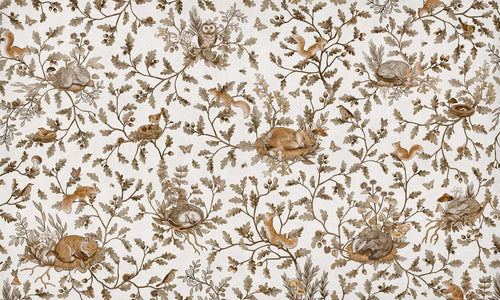Mural Playful Woods Vintage white – Kikki Belle – imagem 1