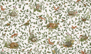Mural Playful Woods white – Kikki Belle – imagem 1