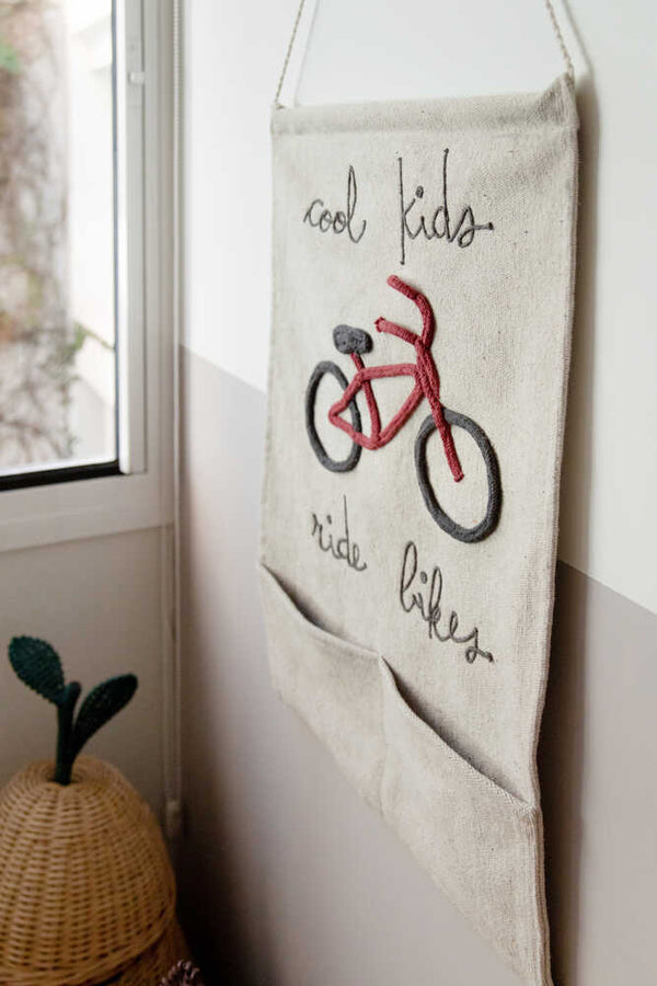 Wall pocket hanger Cool Kids Ride Bikes – Lorena Canals