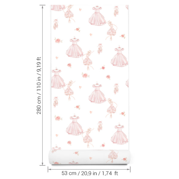 Papel de Parede Ballerina – Pastelowe Love – imagem 8