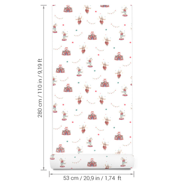 Papel de Parede Circus – Pastelowe Love – imagem 8