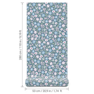 Papel de Parede Daisy – Blue – Pastelowe Love – imagem 8
