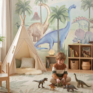 Mural Dinosaurs – Pastelowe Love – imagem 2