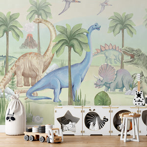 Mural Dinosaurs – Pastelowe Love – imagem 3